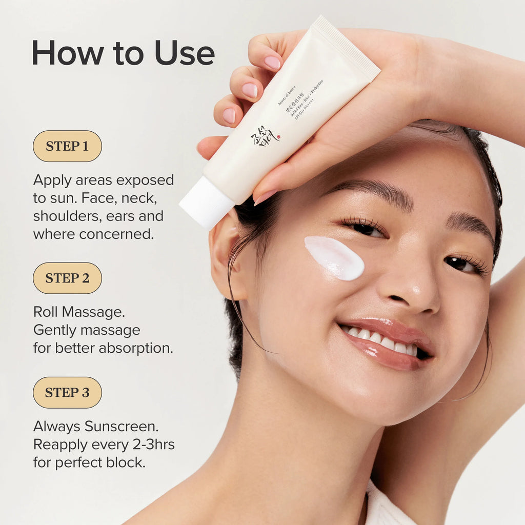 BEAUTY OF JOSEON - Relief Sun: Rice + Probiotics SPF50+ PA++++ - 50ML