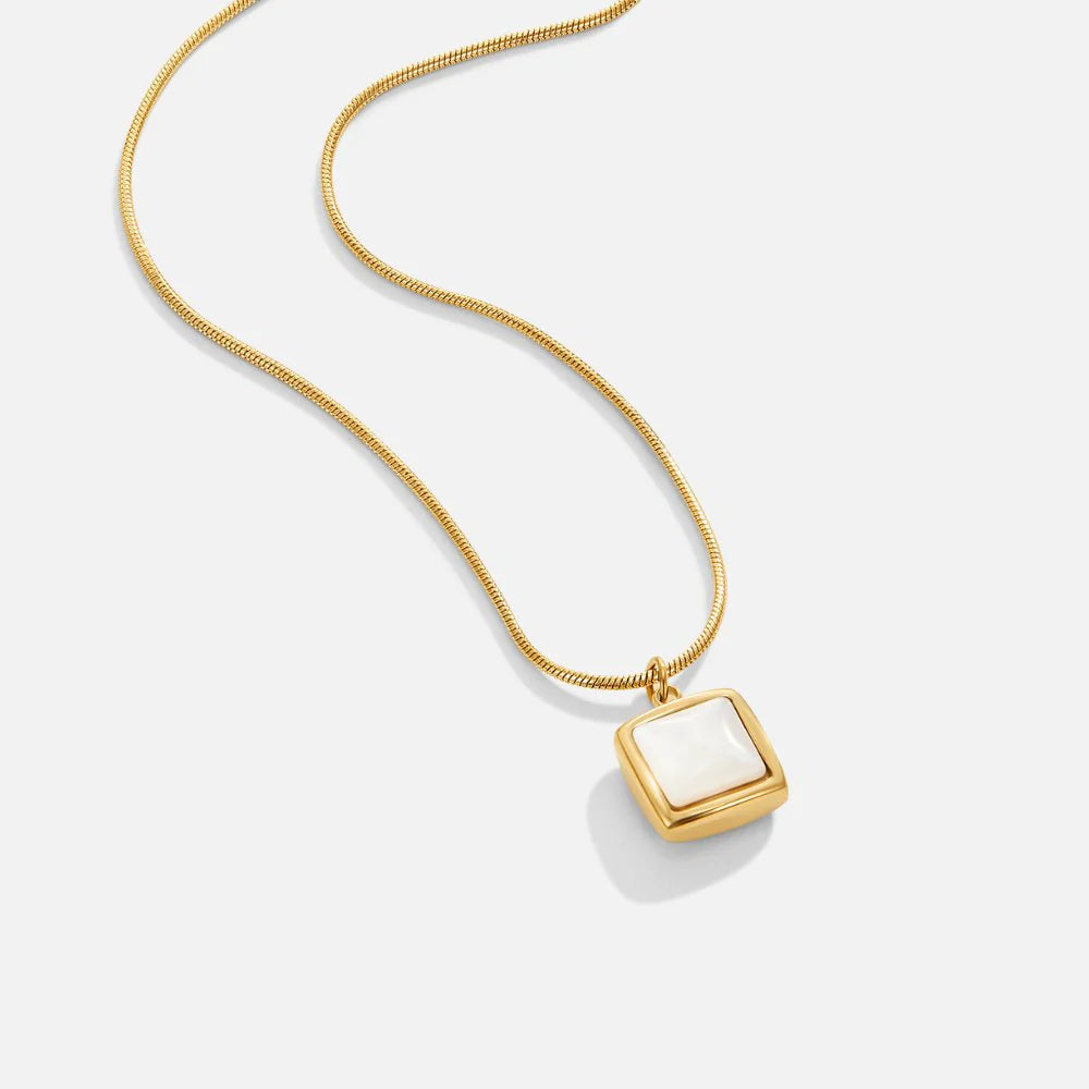 BEAUTIFUL EARTH - RIVA MOONSTONE PENDANT NECKLACE