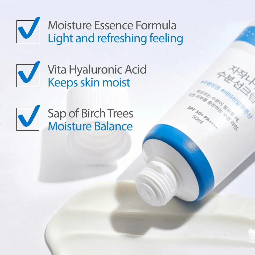ROUND LAB - Birch Juice Moisturizing Sun Cream - 50ML