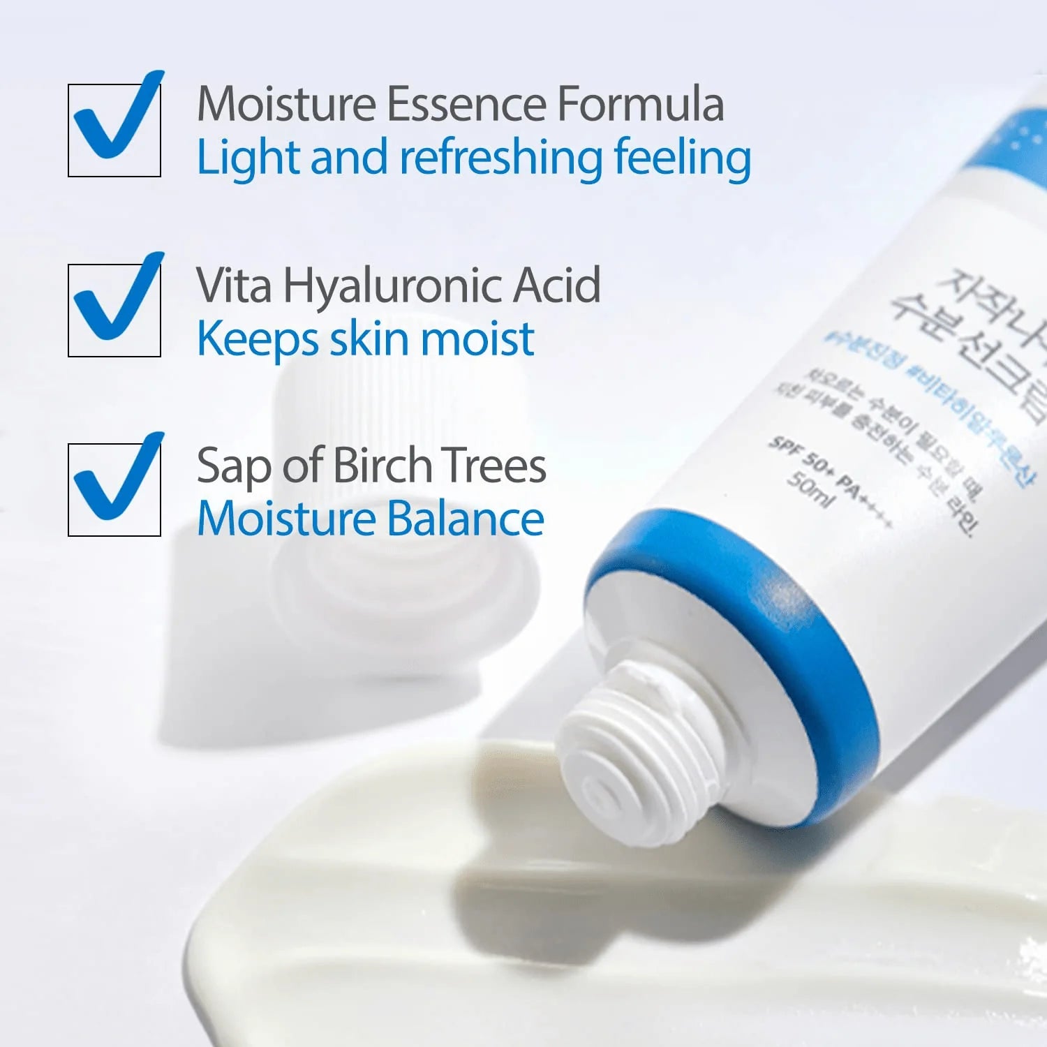 ROUND LAB - Birch Juice Moisturizing Sun Cream - 50ML