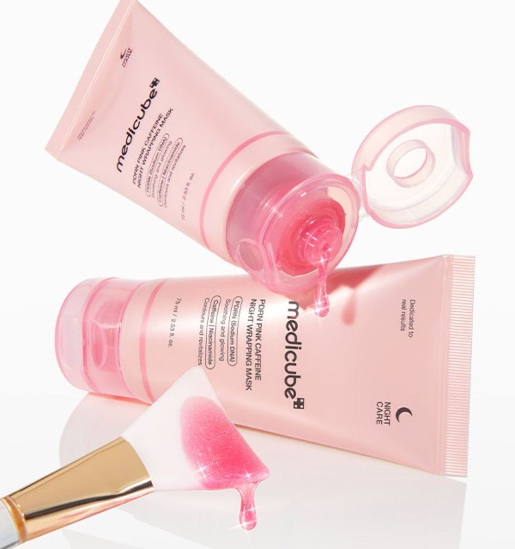 MEDICUBE - PDRN Pink Caffeine Night Wrapping Mask - 75ML