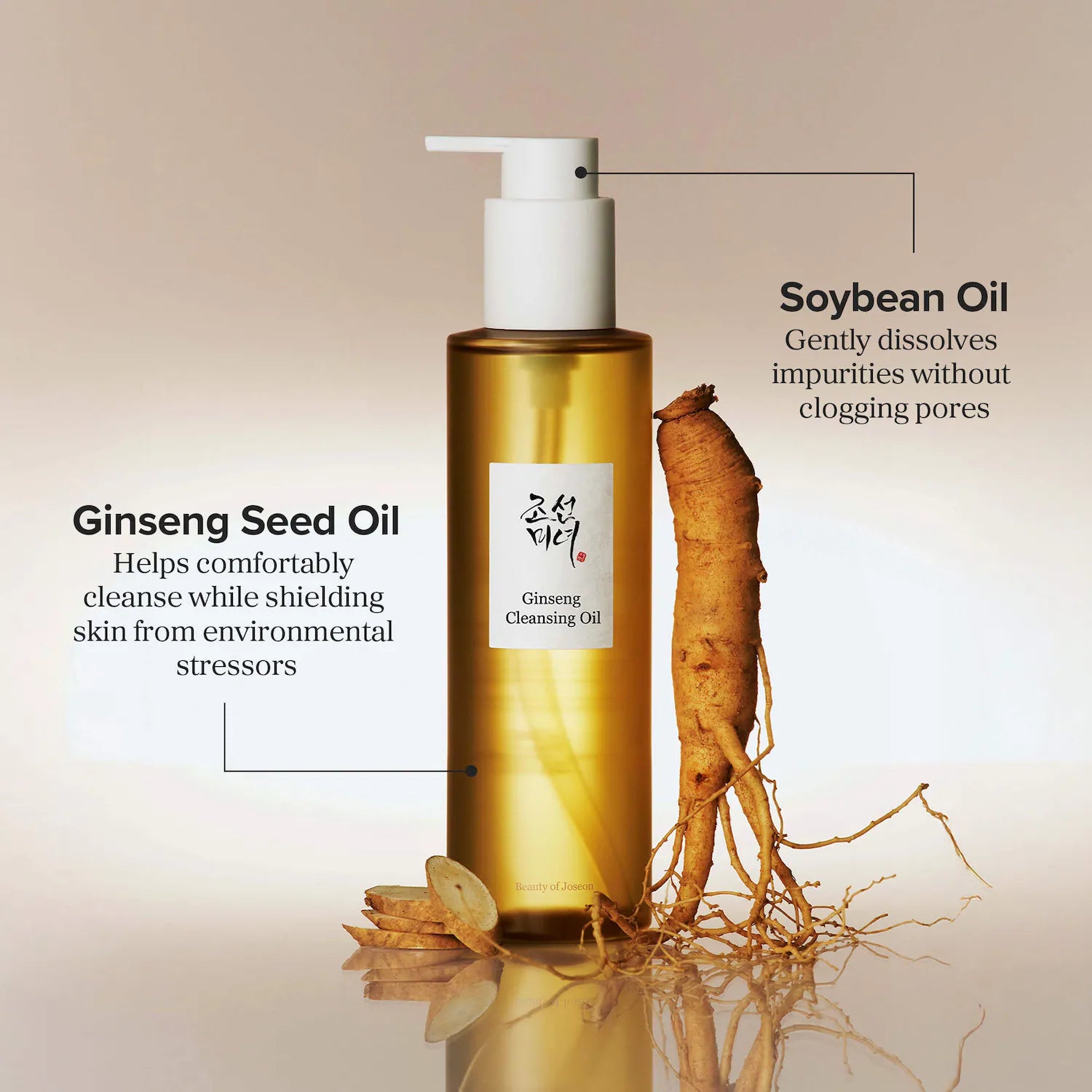 BEAUTY OF JOSEON - Ginseng Cleansing Oil - 210ML