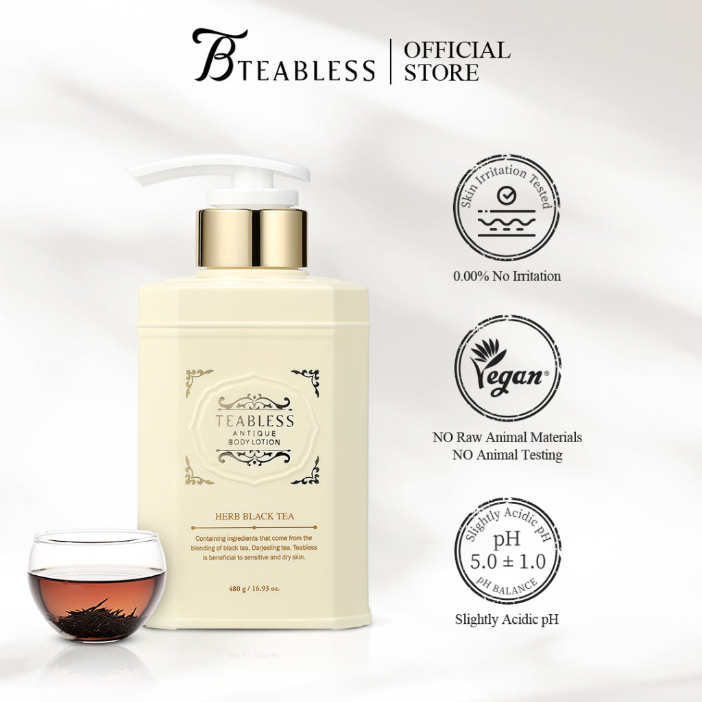 TEABLESS - Antique Body Lotion Herb Black Tea - 480ML