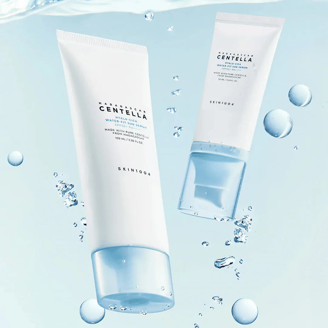 SKIN1004 - Madagascar Centella Hyalu-Cica Water-Fit Sun Serum Twin Pack - (50ML x 2)