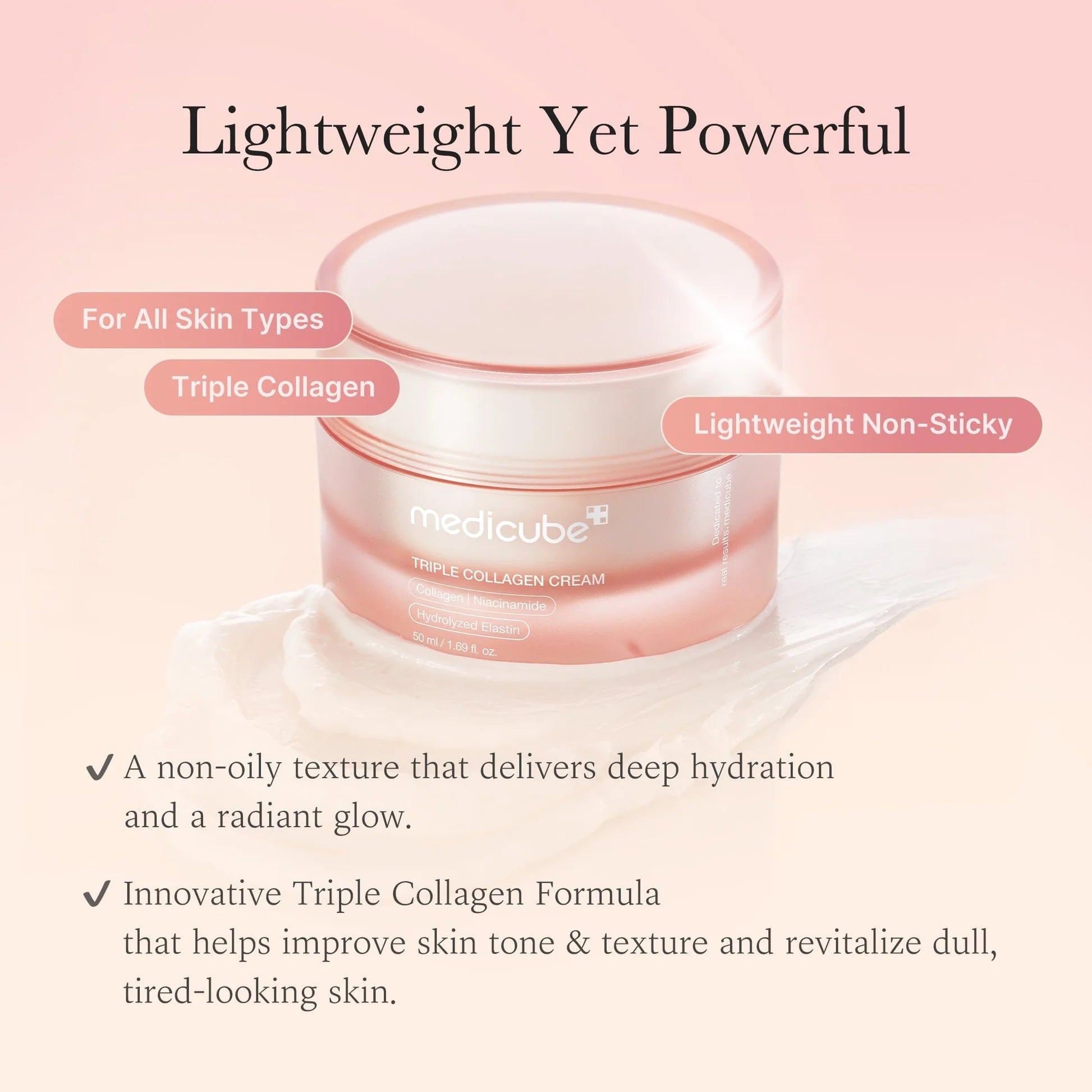 MEDICUBE - Triple Collagen Cream 4.0 - 50ML