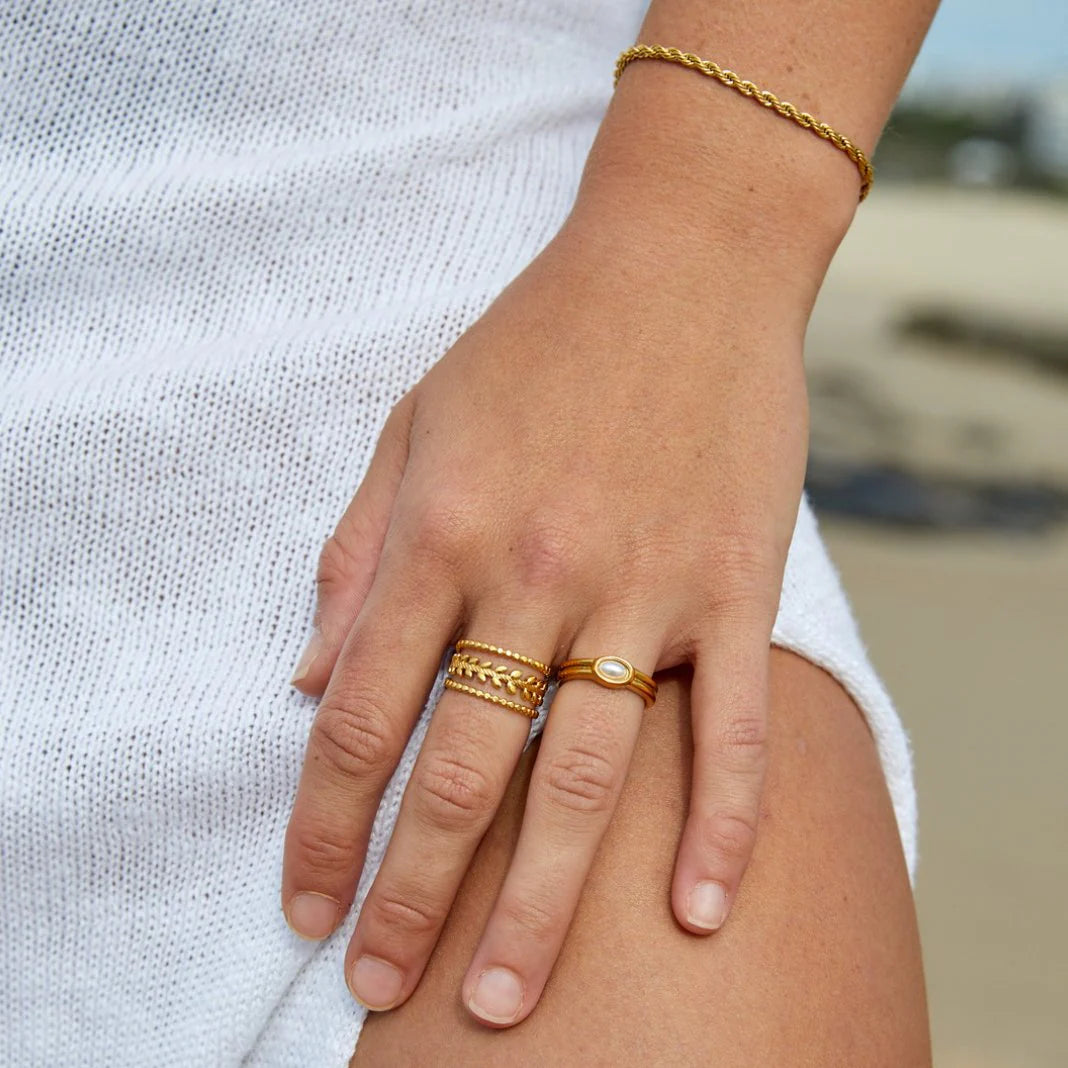 BEAUTIFUL EARTH - GOLD ROPE CHAIN BRACELET