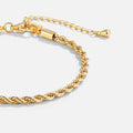 BEAUTIFUL EARTH - GOLD ROPE CHAIN BRACELET
