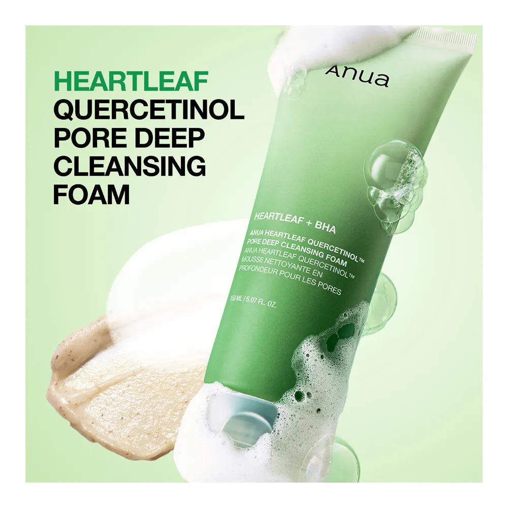 ANUA Heartleaf Quercetinol Pore Deep Cleansing Foam - 150ML